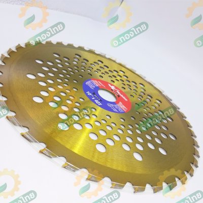 ใบมีดตัดหญ้า ใบเลื่อยวงเดือน แบบติดเล็บ ยี่ห้อ ROBIN ขนาด 10 นิ้ว (สีทอง)