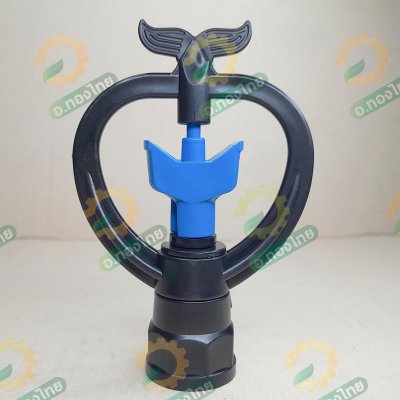 สปริงเกอร์ เกลียวใน 1/2 นิ้ว (โครงหมุนรอบตัว-สีฟ้า) น้ำออก2ทาง รุ่น WSF2 ยี่ห้อ ปลาวาฬ