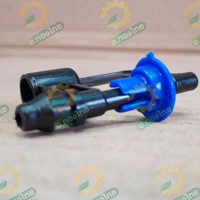 มินิสปริงเกอร์ ใบ D เสียบสายไมโคร PE จำนวน 10 ตัว (SK)