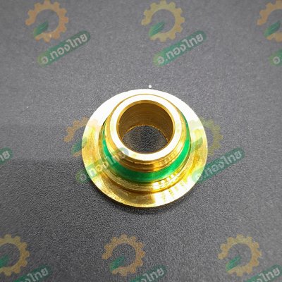 แป้นทองเหลือง ข้อต่อด้ามพ่นยา เกลียวนอก ขนาด 1/4 นิ้ว