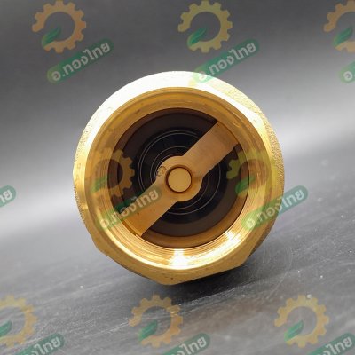 เช็ควาล์วตั้ง เช็ควาล์วสปริง วาล์วกันย้อน ทองเหลือง ขนาด 2 นิ้ว ยี่ห้อ SANWA