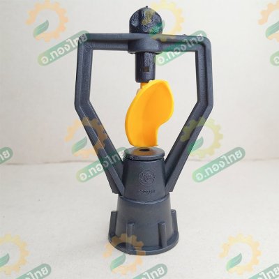 สปริงเกอร์ โครงหมุนรอบตัว ใส่ได้ทั้งเกลียว 1/2 , 3/4 นิ้ว (TOP-RAIN) (สีเหลือง)