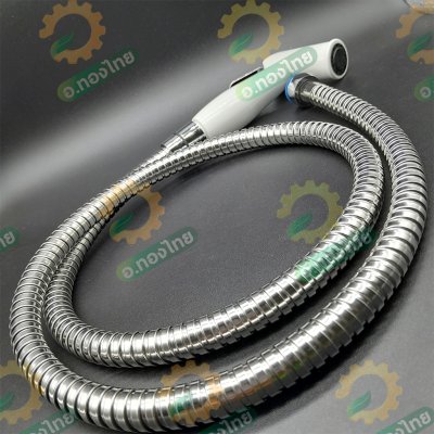 สายฉีดชำระ PVC สีขาว สายโครเมี่ยม (Rinsing Spray) รุ่น S1 ยี่ห้อ ANA