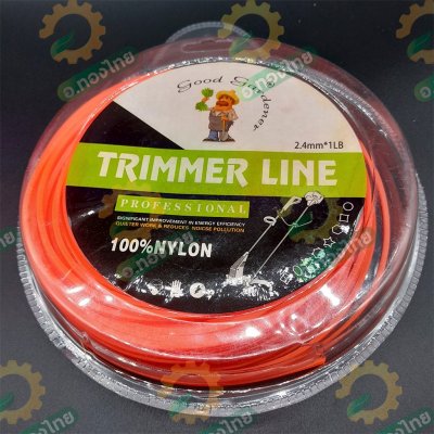 เอ็นตัดหญ้า 1 ปอนด์ ขนาด 2.4 , 3 , 4 มิล ใช้กับเครื่องตัดหญ้า (แบบเหลี่ยม)