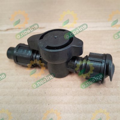 วาล์วผ้าใบ วาล์วสายส่งน้ำ แบบหมุนเกลียว (รุ่นใหม่) จำนวน 100 ตัว (สีดำ)