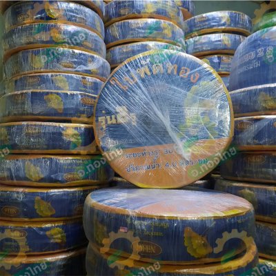 เทปน้ำหยด สายน้ำหยด 30 cm ยาว 1000 เมตร หนา 0.16 (2รู) ยี่ห้อ ใบพัดทอง