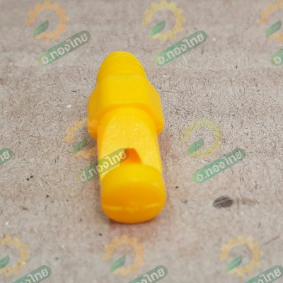 มินิสปริงเกอร์ หัวฉีดสเปรย์ 180 องศา หัวเจ๊ทยาว ต่อสายไมโคร PE สีเหลือง (100 ตัว) S&S