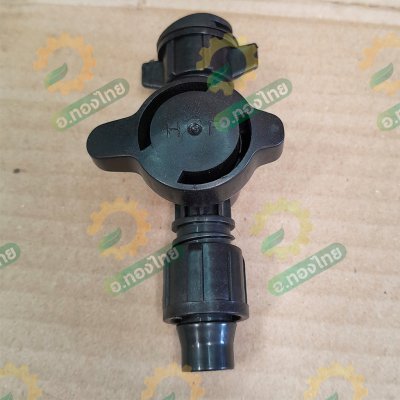 วาล์วผ้าใบ วาล์วสายส่งน้ำ แบบหมุนเกลียว (รุ่นใหม่) จำนวน 100 ตัว (สีดำ)