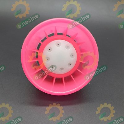 หัวพ่นยา พลาสติก หัวบัวพลาสติก เครื่องพ่นยาแบตเตอรี่ ถังโยก (สีชมพู 8 รู)