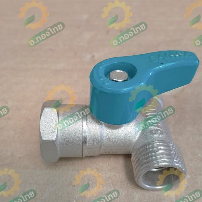 มินิบอลวาล์ว 3ทาง (ผู้-เมีย-ผู้) ทองเหลือง วาล์วปิดเปิด ขนาด 1/2 (สี่หุน) ยี่ห้อ ซันวา SANWA