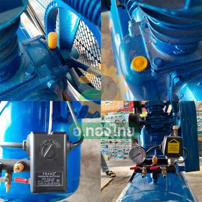 ปั๊มลม โรตารี่ 160 ลิตร 4 แรงม้า รุ่น 375MIT-160L-B ยี่ห้อ MITSUSHI มิตซูชิ 