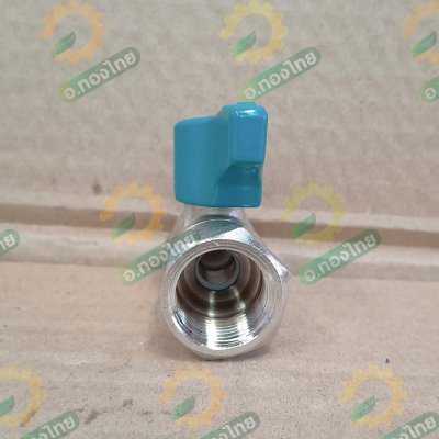 มินิบอลวาล์ว วาล์วปิดเปิด (ผู้-เมีย) ขนาด 1/2 (สี่หุน) ยี่ห้อ ซันวา SANWA ทองเหลือง 