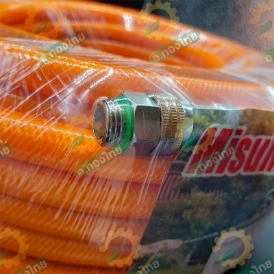 สายพ่นยา สายฉีดยา หนา 5 ชั้น 100 เมตร ข้อต่อทองเหลือง ยี่ห้อ Misumoto