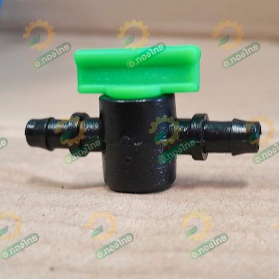 วาล์วสายไมโคร รุ่น 368-1 ขนาด 5/7 มม. สีเขียว - ดำ (กนก)