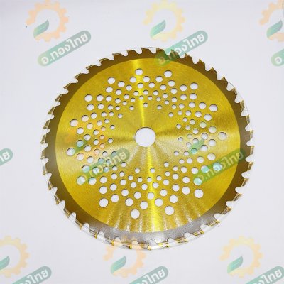 ใบมีดตัดหญ้า ใบเลื่อยวงเดือน แบบติดเล็บ ยี่ห้อ ROBIN ขนาด 10 นิ้ว (สีทอง)