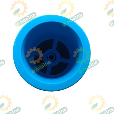 ฟุตวาล์ว PVC หัวกะโหลกดูดน้ำ แบบสวม สีฟ้า ขนาด 2-3 นิ้ว (ปลาวาฬ)