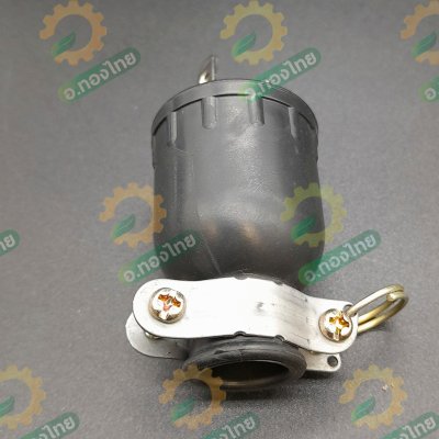 ปลั๊กยางตัวผู้ 2 ขา ขาแบน Rubber US-Plug (ไม่มีสาย) รูเสียบ 16A 250V (Sokawa)
