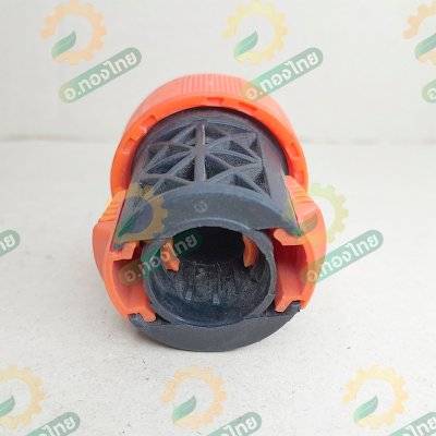 ข้อต่อสวมเร็ว ข้อต่อสายยางเครื่องฉีดน้ำ ข้อต่อก๊อกน้ำ+สายยาง (สีส้ม-ดำ)