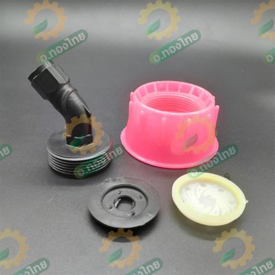 หัวพ่นยา พลาสติก หัวบัวพลาสติก เครื่องพ่นยาแบตเตอรี่ ถังโยก (สีชมพู 8 รู)