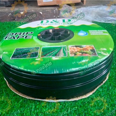 เทปน้ำหยด สายน้ำหยด 30 cm ยาว 1000 เมตร 30x1000 หนา 0.16 ยี่ห้อ D&D