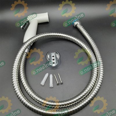 สายฉีดชำระ PVC สีขาว สายโครเมี่ยม (Rinsing Spray) รุ่น S1 ยี่ห้อ ANA