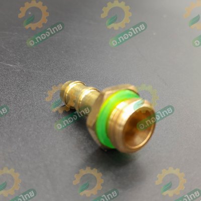 ข้อต่อสายพ่นยา ปลอกพ่นยา ชุดหัวย้ำสายพ่นยาทองเหลือง (ผู้-เมีย)