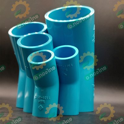 ข้องอ 45 องศา PVC พีวีซี ขนาด 1/2 - 2 นิ้ว หนา 13.5 ยี่ห้อ ท่อน้ำไทย