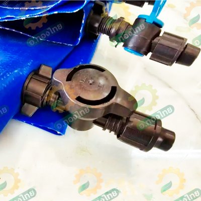 วาล์วผ้าใบ วาล์วสายส่งน้ำ แบบหมุนเกลียว (รุ่นใหม่) จำนวน 100 ตัว (สีดำ)