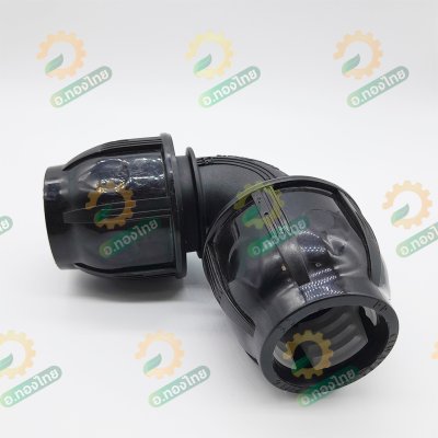 ข้องอล็อคท่อ PE ข้อต่อสวมล็อค ขนาด 32 มม. (1 นิ้ว ) คละสี