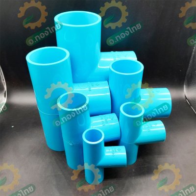 สามทาง PVC พีวีซี ขนาด 1/2 - 2 นิ้ว หนา 13.5 (ท่อน้ำไทย)