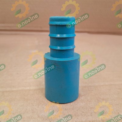ข้อต่อ pvc พีวีซี สวมท่อพีอี pe ข้อต่อพีอี สายpe หางไหล (สีฟ้า)