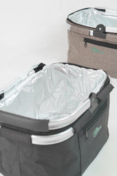 Picnic basket with temperature prevention