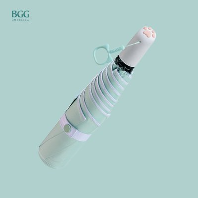 Kitty Paw Handle Auto Umbrella