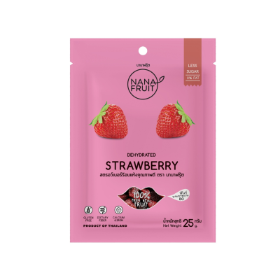 Dehydrated Strawberry 25g.