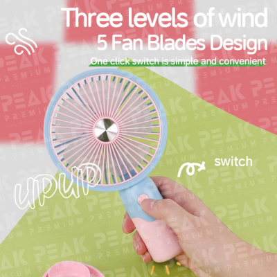 พัดลมพกพา AirPop Mini Fan มีฐานตั้ง พร้อมพิมพ์โลโก้