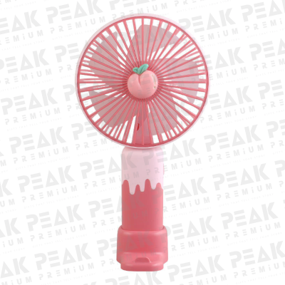 FreshPop™ Portable Fan พัดลมมินิสีพาสเทล พร้อมฐานวางมือถือ สกรีนโลโก้ได้