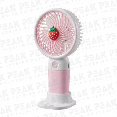 พัดลมพกพาลายผลไม้ พับตั้งได้  FruitBreeze Mini Fan พร้อมพิมพ์โลโก้