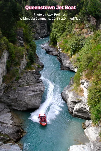 ล่องเรือ Jet Boat ควีนส์ทาวน์