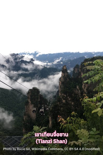 Tianzi Shan ที่เที่ยวจางเจียเจี้ย