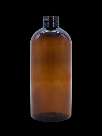 ขวด PET 300ml. กลม สีชา