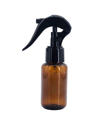 ขวด PET 50ml. กลม สีชา