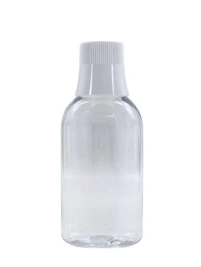 ขวดน้ำยาบ้วนปาก PET 200ml. กลม สีใส