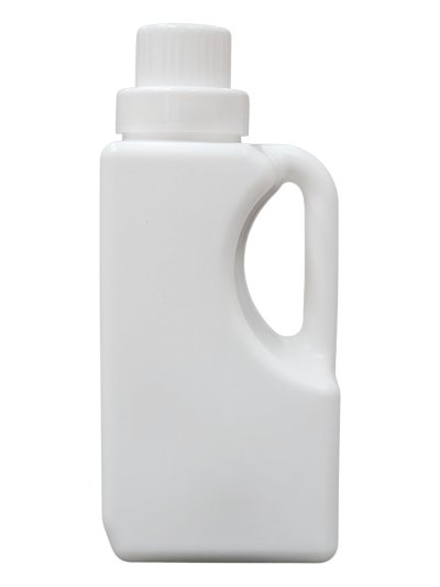 แกลลอน 1000ml. เหลี่ยม มินิมอล สีขาว (ฝาตวง)