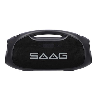 SAAG ลำโพง Bluetooth Speaker ลำโพงเชื่อมต่อไร้สาย STORM (ES244A) BLACK/ประกัน 1 ปี