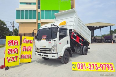 หกล้อดั้มพ์ ISUZU FRR 190 แรงม้า ปี 65 ไมล์น้อย หกล้อดั้มพ์ ISUZU FRR 190 แรงม้า ปี 65 ไมล์น้อย