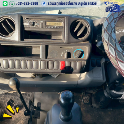 HINO รถหกล้อดั้มพ์ 3 คิว ปี 64 เครื่อง150