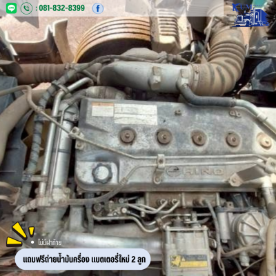 HINO สิบล้อดั้มพ์คอกเกษตร เครื่อง 344 ปี 61 ราคาขาย 1,390,000 บาท