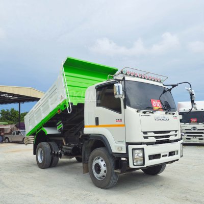 หกล้อดั้มพ์ ISUZU FTR 240 แรงม้า ปี 65 ดั๊มพ์ดิน หิน ทรายได้ทุกงาน