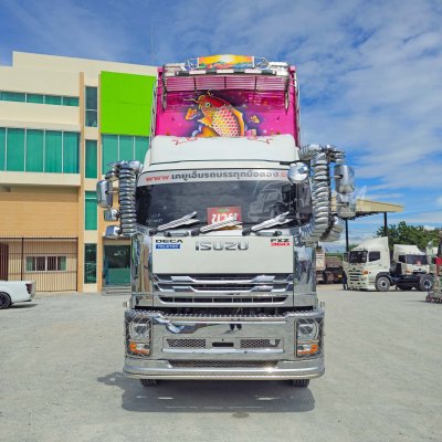ดั้มพ์เกษตรชุดใหญ่ ISUZU FXZ 360 แรงม้า ปี 65+หางดั้มพ์ สามเพลา อู่ ช.โชคเจริญทรัพย์ ปี 65 พิมพ์นิยม รุ่นนี้สวยมาก