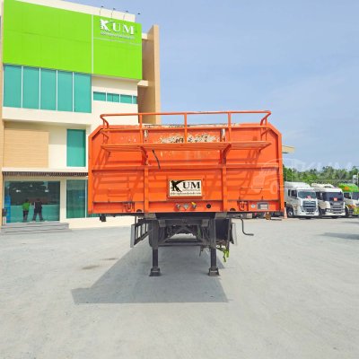 หางพื้นเรียบ สามเพลา ปี 65 อู่สามมิตร